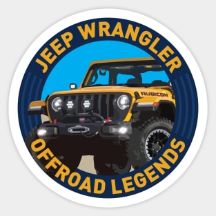 4x4 Offroad Legends: Jeep Wrangler Rubicon Sticker